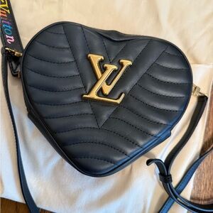 Louis Vuitton Black New Wave Heart Crossbody Bag purse
